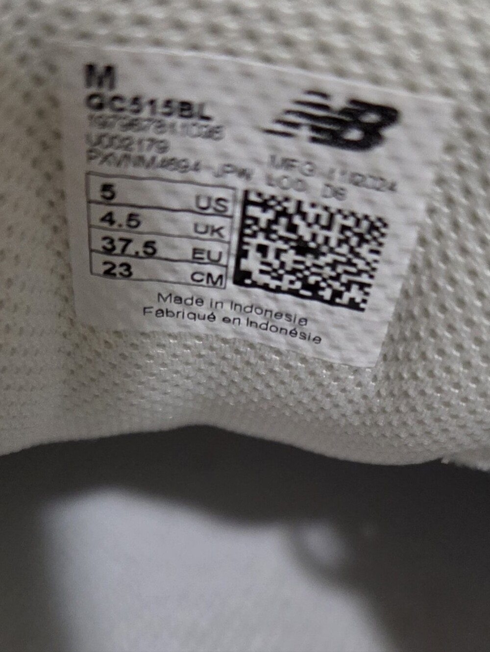 New Balance 515 Kids Youth Size 5 Purple White Running Shoes Sneakers GC515BL - Picture 9 of 14
